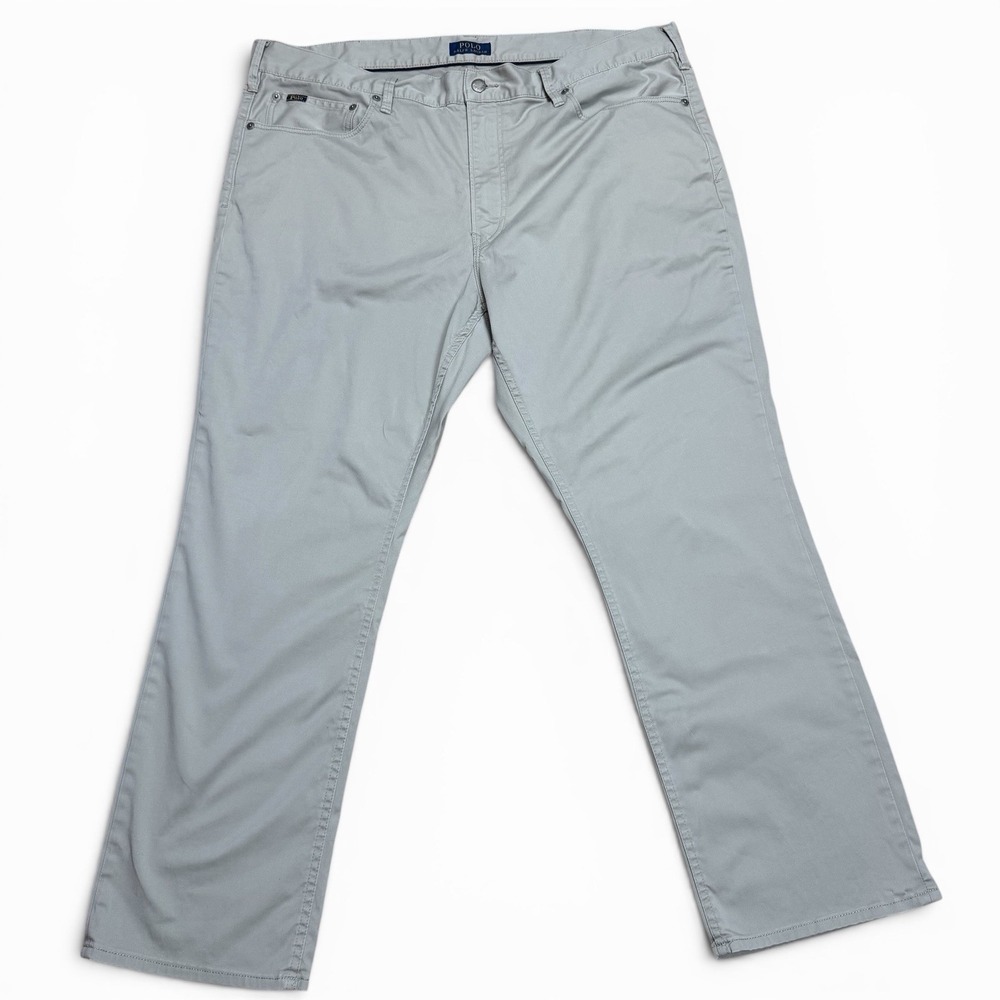 Polo Ralph Lauren Pants Mens 40x30 Stretch Straight Fit  Cotton Chino Khaki